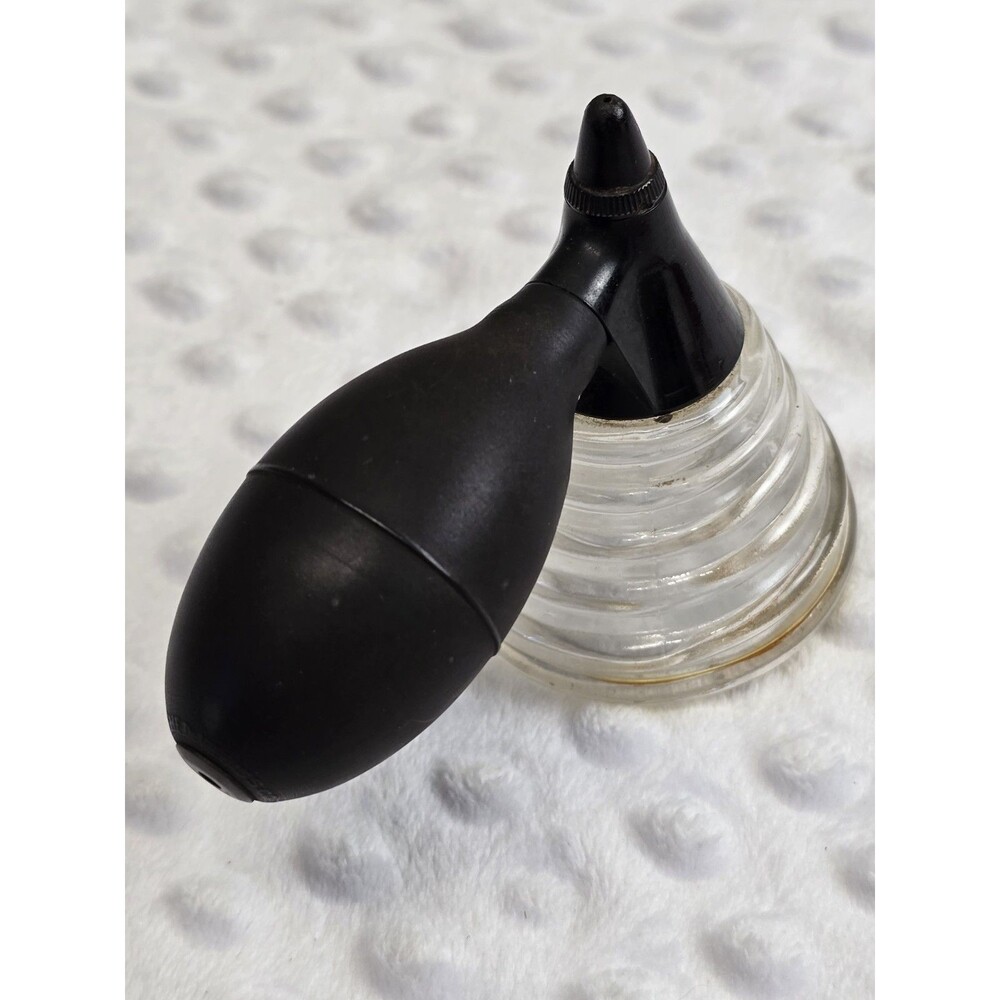 Vintage Art Deco Perfume Atomizer DeVilbiss Beehive Cone Glass Bottle #121 Works